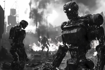 Post-Apocalyptic Robot Uprising
