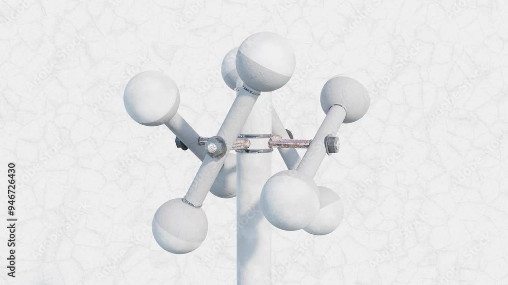 Aufkleber abstract 3d animation of dynamic elements with concrete texture: modern geometric design, seamless l