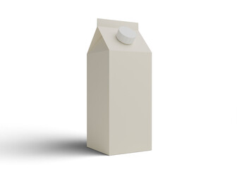 Milk carton mockup