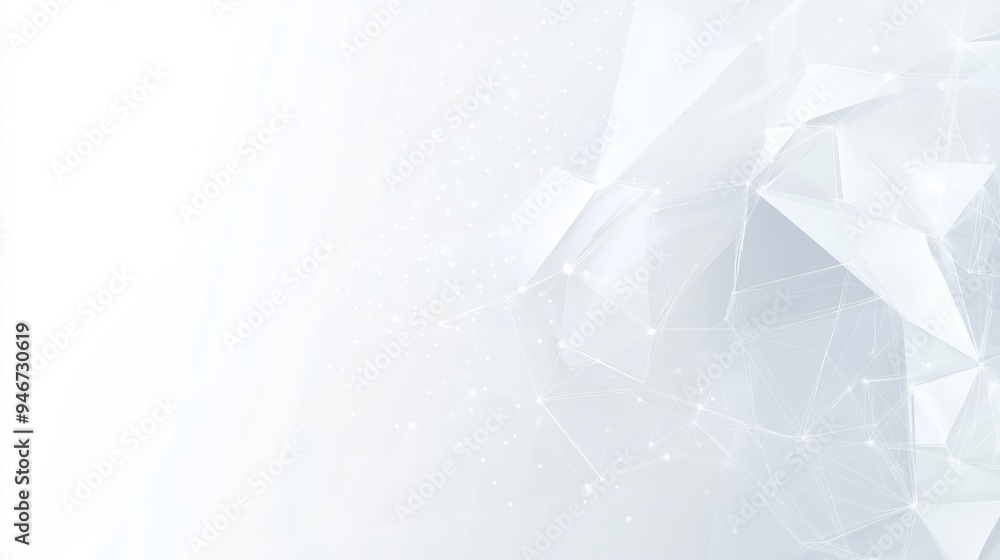 Poster dot and connect line abstract background for cyber technology futuristic and network connection conc