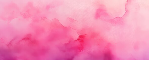 Valentine's day concept with light pink watercolor background and copy space for text.