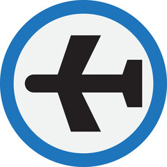 Airplane Icon, Aircraft Flight Symbol, Drone Icon