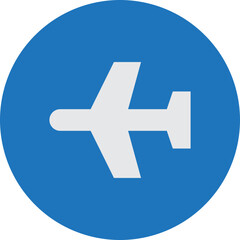 Airplane Icon, Aircraft Flight Symbol, Drone Icon