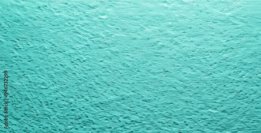 Poster turquoise background texture image. soft felt fabric of the same color as the sea waves. a clean bac