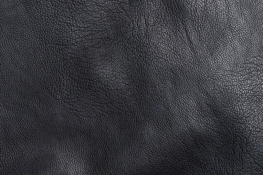 Soft black leather pattern background