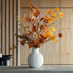 autumn bouquet in the interior.