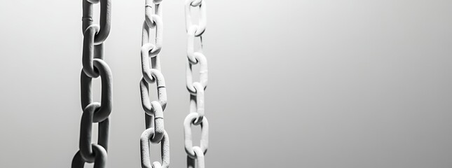 Fototapeta premium White background with abstract molecular and atomic structures, spirals, and 3D renderings