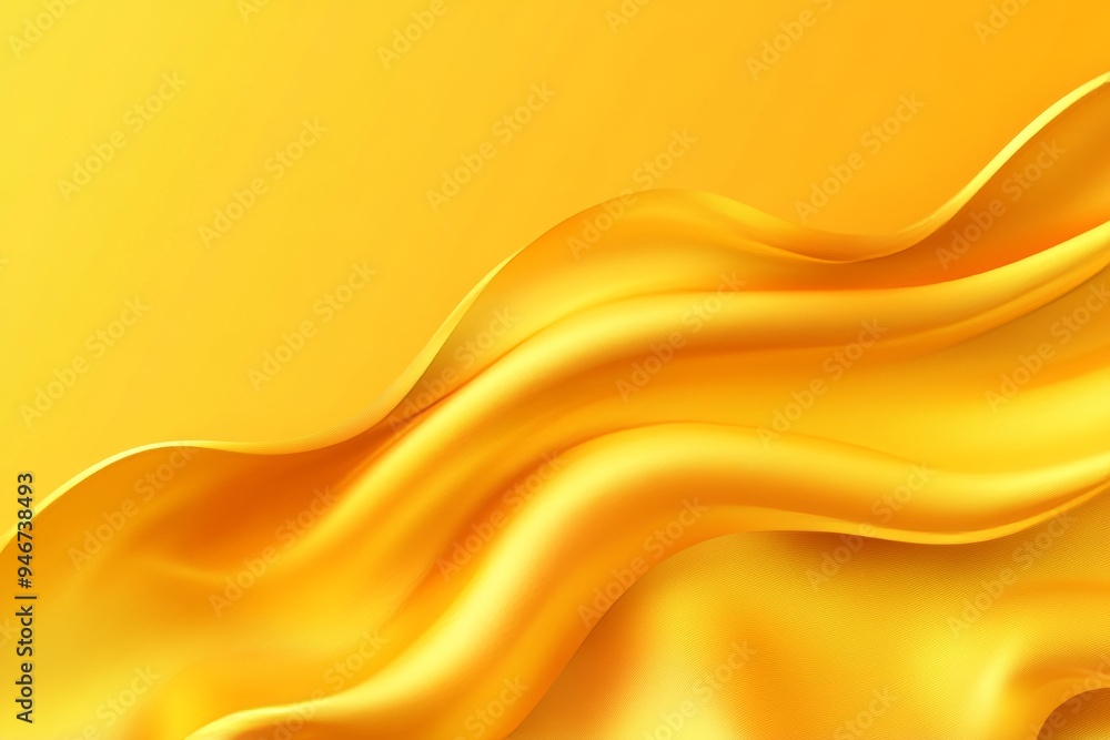 Aufkleber gradient yellow color studio background for product presentation. dark room with shadows of window, 