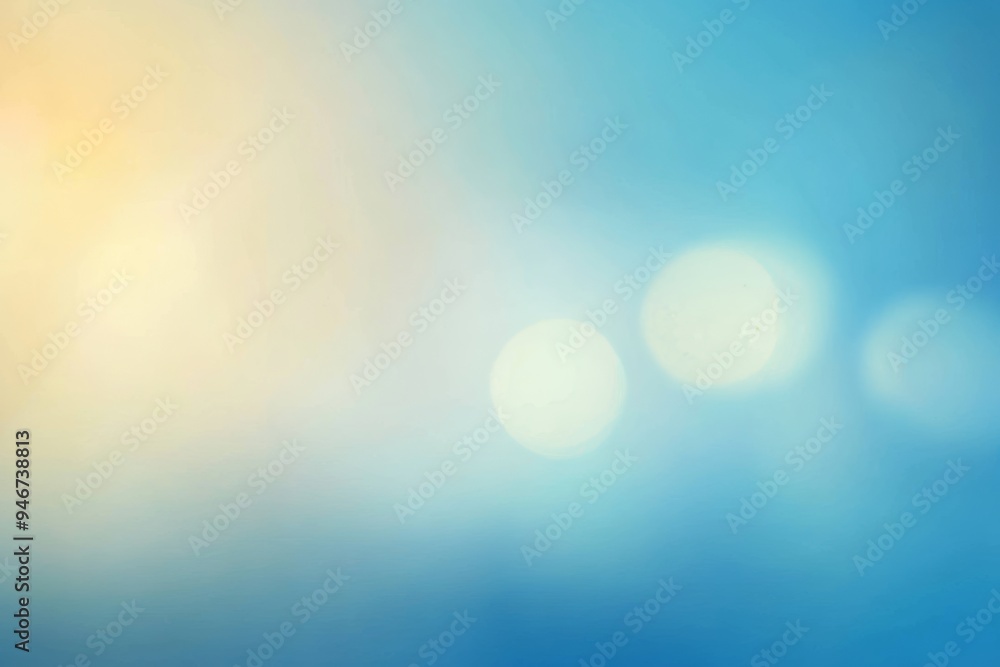 Aufkleber trendy blue blurred pattern on digital background. electronic diode effect in color gradient. websit