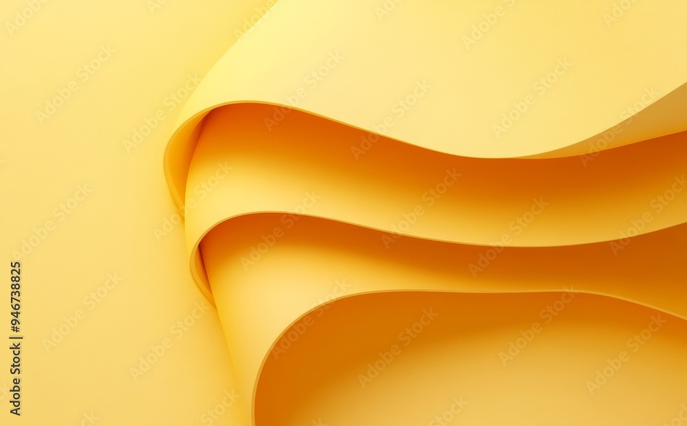 Poster this modern abstract yellow and black pattern has a gradient with a metal texture on the wall and a 