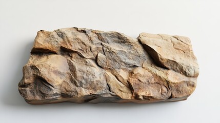 brown rock on white wall