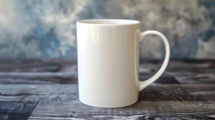 Fototapeta premium white ceramic mug