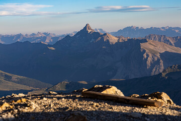 Sunset Over Mountains