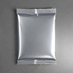 Silver Chrome Booster Pack Trading Cards Packaging Mockup Plastic Background Graphic Colorful Design
