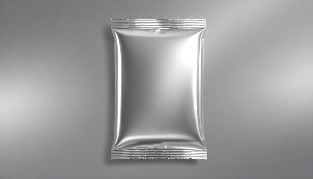 Silver Chrome Booster Pack Trading Cards Packaging Mockup Plastic Background Graphic Colorful Design