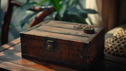 vintage wooden box