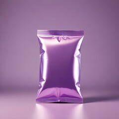 Purple Booster Pack Trading Cards Packaging Mockup Plastic Background Graphic Colorful Design