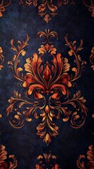 Chic 3D floral wallpaper with gentle shades and intricate designs for a stylish backdrop background