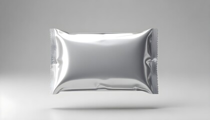 Silver Chrome Booster Pack Trading Cards Packaging Mockup Plastic Background Graphic Colorful Design