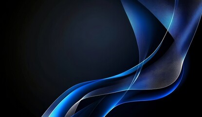 Obraz premium The background of the illustration is navy blue with abstract lines