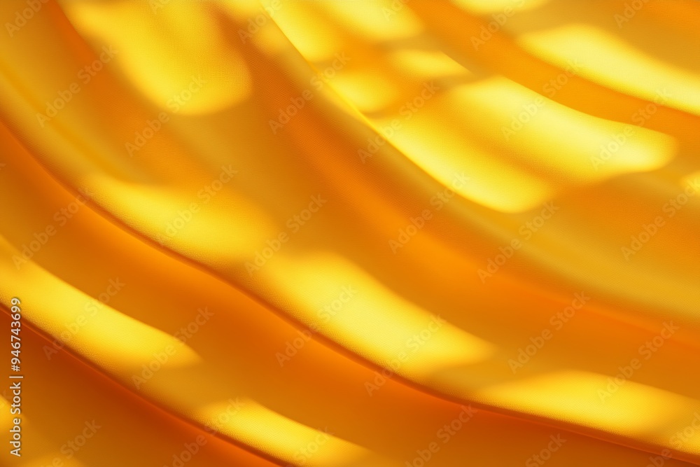 Poster studio background with abstract yellow color gradient. empty room with shadows of windows, flowers, 