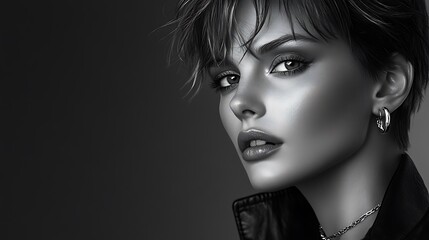 Obraz premium Stylish Mannequin Displaying Trendy Fashion in Modern Boutique Store Window