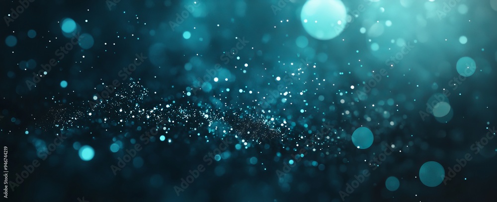 Poster abstract dark background teal green black color grainy texture gradient web header banner design, co