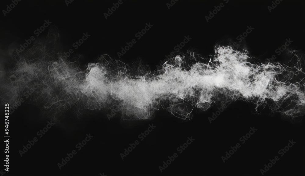 Poster an abstract smoke misty fog on a black background with texture overlays. design element.