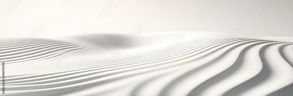 Aufkleber abstract light elegant seamless pattern with white rippled circles. neumorphism style interface. min