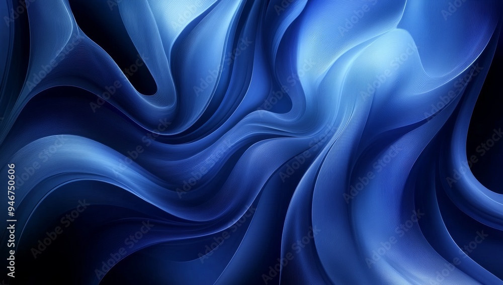 Poster an abstract black and blue background with a minimalistic design. an stock background