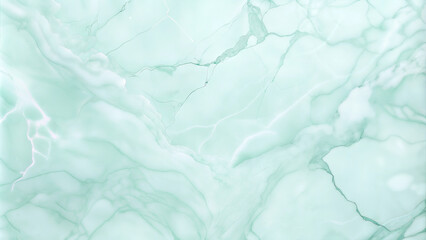 Obraz premium Mint marble texture background, soft mint veining on a light background, elegant and sophisticated
