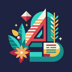 Obraz premium vector illustration of an abstract colorful background