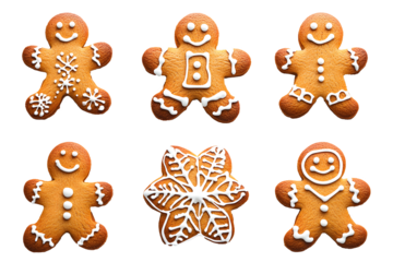 gingerbread cookies set, Christmas cookies