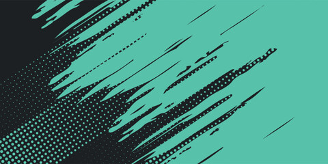 Abstract halftone wave dots background. Futuristic twisted grunge pattern, dots, circles. Vector modern optical pop art texture for posters, business cards and etc