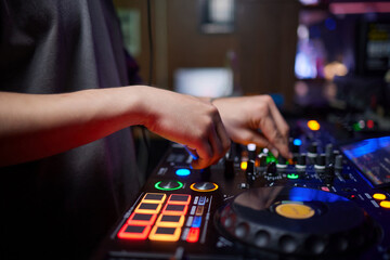 Audio Mixing Console in a Recording Studio with advanced sound production capabilities
