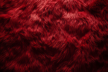 "Midnight Elegance: Top View Photography of Dark Red Fur Texture in Soft & Shiny Low Key Lighting"