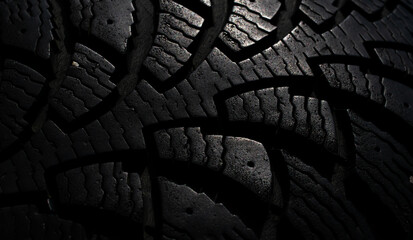 tire tread, tire traces background