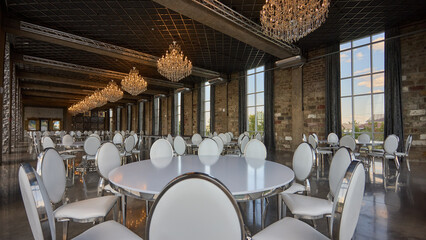 Discover an Elegant and Modern Event Space That Features Stylish and Comfortable Seating Options