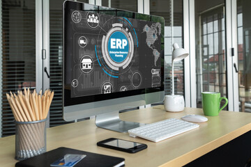 ERP enterprise resource planning software for modish business to plan the marketing strategy
