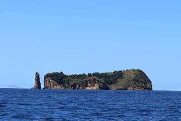 island in the sea next to Vila Franca do Campo, Sao Miguel Island, Azores