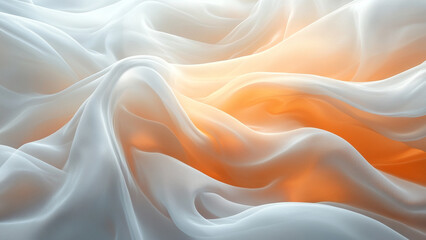 Obraz premium Airy Elegance: Smooth Silk Lines in the Background