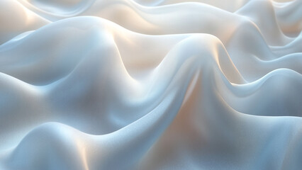 Obraz premium Delicate Air: Smooth Silk Lines as Background