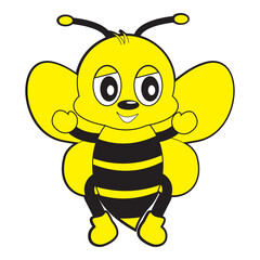 Cute Honey Bee