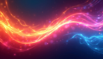 Obraz premium Energetic Abstract Background with Radiant and Vibrant Colors for a Dynamic Wallpaper.