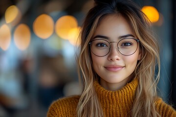 Obraz premium Happy young woman working remotely on virtual video team meeting call, remote work and flexible culture concept, smiling Asian female digital nomad freelancing on laptop from home, copy space