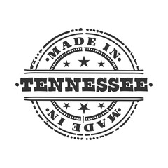 Made in Tennessee Quality Original Stamp Design Vector Art. Vector Seal Badge.