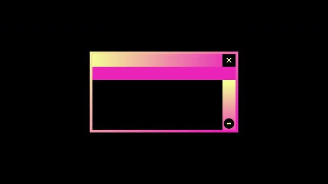 Colorful 8-bit pop up text background