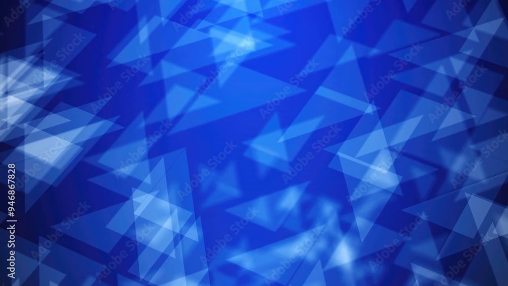 Wall mural abstract blue background with geometric shapes and patterns for design purposes