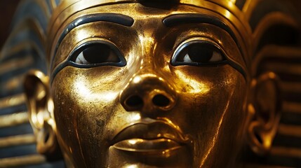 The Golden Gaze of Tutankhamuns Funeral Mask
