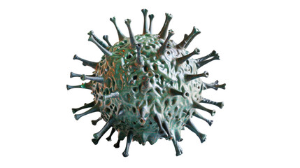 Virus isolated on white background